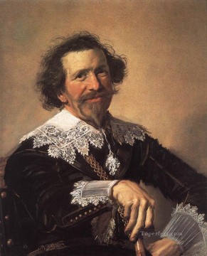  Pieter Oil Painting - Pieter Van Den Broecke portrait Dutch Golden Age Frans Hals